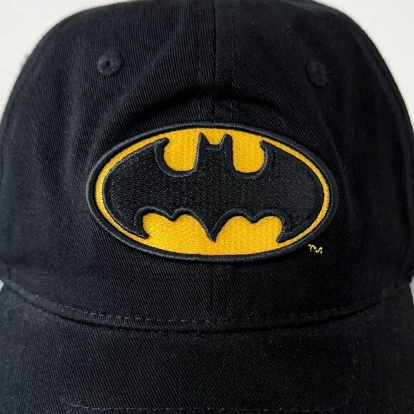 Batman DC Comics Snapback Hat Cap Mens Womens Comic Gift Movie Embroidered Black - Picture 3 of 7
